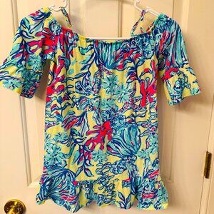 Girls Lilly Pulitzer Off-Shoulder Dress